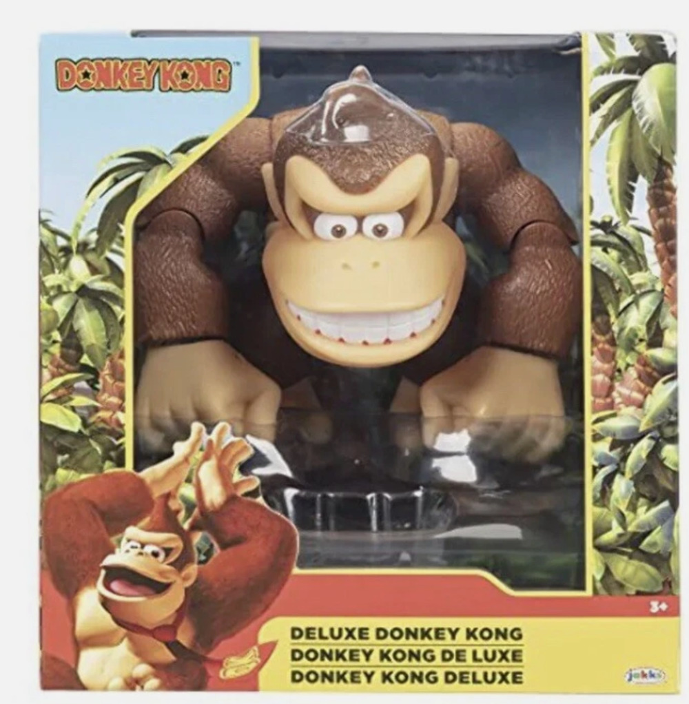 Jakks Pacific Super Mario Deluxe Donkey Kong 6" Action Figure - New In Box